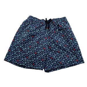 Vilebrequin Swim Trunks in Blue Turtle
